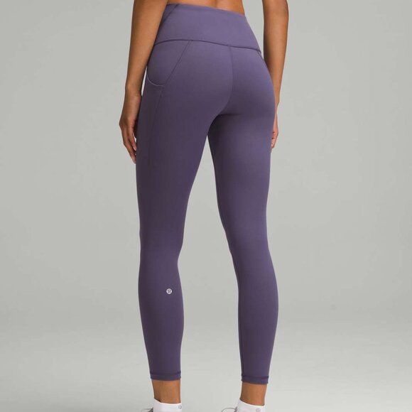 NWT Lululemon Wunder Train High-Rise Pant 25" *Pockets, Sz 6, NIGHTFALL - Picture 5 of 10